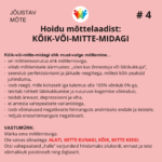 Enesehool - Hoidu kõik-või-mitte-midagi mõttelaadist